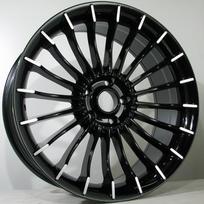 R18x8.5J 5X120 ET33 CB-72.6 Black Face Machined