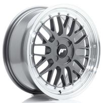 JR Wheels JR23 17x7,5 ET20-40 4H BLANK Hyper Gray w/ Machined Lip Alloy Wheel
