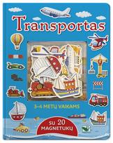 Transportas. Su 20 magnetukų. 3-4 metų vaikams