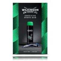 Wilkinson Sword Sensitive Shave Duo rinkinys vyrams ( 200 ml. skutimosi gelis + 1 vnt. skustuvas) - 1 vnt.