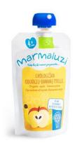 Ekologiška tyrelė MARMALUZI su obuoliais ir bananais nuo 4 mėnesių, 90 g LT-EKO-001