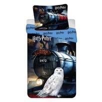 Iš medvilnės viengulė vaikiška patalynė 140x200 cm Harry Potter "Hogwarts Express" – Jerry Fabrics