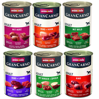 ANIMONDA GranCarno suaugusiems šunims, skonio mišinys: 6x400g