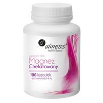 Aliness Chelated Magnesium 720 mg + B6 (P-5-P) - 100 kapsulių