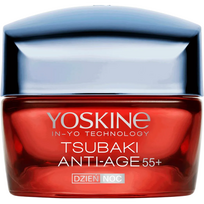 Yoskine Tsubaki 55+ Anti-Aging Day & Night Cream Face veido kremas, 50 ml
