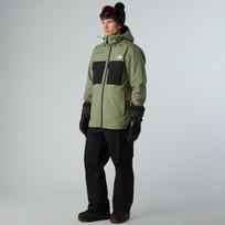 Vyriška snieglenčių striukė The North Face Fourbarrel Triclimate bark mist/black