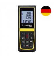 Skaitmeninis lazerinis atstumų matuoklis TROTEC BD21 : Ankstesnių matavimų kiekis - 10 vnt., Apsauga - IP54, Maitinimas - 2 x 1.5 V type AAA, Matavimo tikslumo tipas - 2 mm, Matmenys - 27 x 49 x 118 mm, Pavadinimas - BD 21, Svoris - 150 g.