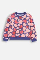 COCCODRILLO džemperis HEARTS GIRL KIDS, multicoloured, ZC4132101HGK-022-122, 122 cm