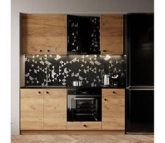 Virtuvės komplektas CLAIRE 180 cm ąžuolas Craft