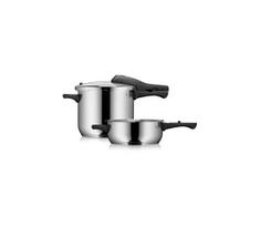 WMF - 6,5 l + 3 l PERFECT slėginių puodų rinkinys, nerūdijančio plieno