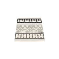 Pilkos spalvos/kreminės spalvos lauko ir vidaus kilimas 70x90 cm Asta Warm Grey – Pappelina