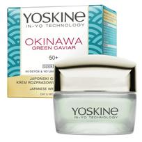 Yoskine Okinawa Green Caviar Glow Lifting Face Cream raukšles lyginantis veido kremas, 50 ml
