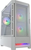 Cougar Airface Midi Tower PC Case, E-ATX, 3 Fans, White | CGR-5ZD1W-AIR-RGB | 4710483774935