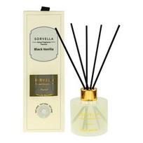 Namų kvapai su lazdelėmis Sorvella Black Vanilla, 120 ml