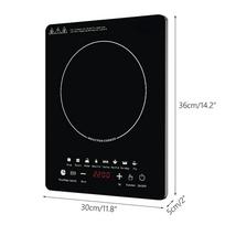 2200W Išmanioji elektrinė orkaitės plokštė Kūrybinga Tikslus valdymas Viryklės kaitlentė Virimo plokštė Karštasis puodas Indukcinė viryklė 2200W Arbatos virdulys 110V/220V