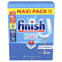 Finish Powerball Classic Power – Indaplovių tabletės, 64 vnt.