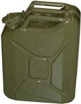 Metalinė talpa kurui, 10 L