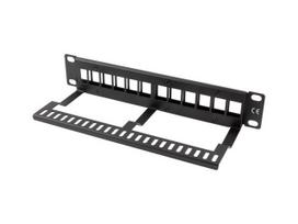 LANBERG EMPTY PATCH PANEL 12 PORTS 1U 10 BLACK