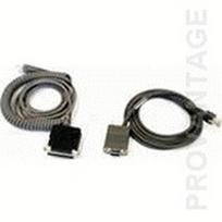Datalogic connection cable, RS232 Connection cable, RS232 (9 PIN, female), coiled, length: 2.4 m (CAB-434)