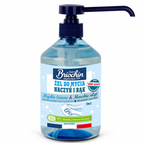 BRIOCHIN indų ir rankų plovimo gelis su linų muilu ir jūrų dumbliais ECO, 500 ml