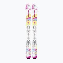 Vaikiškos kalnų slidės HEAD Unicorn Easy JRS + tvirtinimai Jrs 4.5 GW CA white/pink