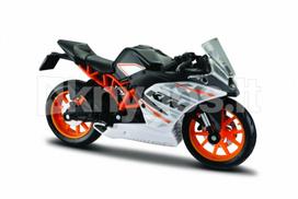 Maisto motociklo modelis KTM RC 390 1:18 su stoveliu
