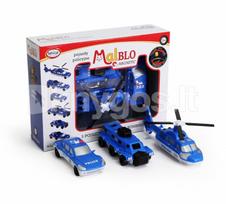 MalBlo magnetiniai policijos automobiliai (rinkinys)