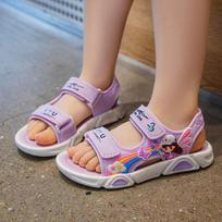 Mergaitei sandalai Vasariniai Nauji Saldūs Vaikų Princesės Batai Mieli Paplūdimio Batai Vaikiški Batai Animacinių Filmų Kūdikio Mergaitės Sandalas Zapatos Niña 26-insole16cm violetinė