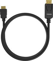 Professional installation-ready cable DisplayPort to HDMI 30 YEAR WARRANTY 4K 60 Hz DP v1.3 Gold con