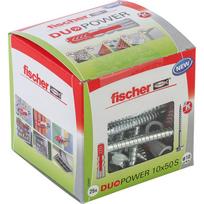 FISCHER DOWEL DUOPOWER 10x50 S 25pcs. WITH SCREW