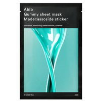 Abib Gummy Sheet Mask Madecassoside Sticker lakštinė veido kaukė, 1 vnt.