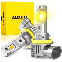 AUXITO H8/H9/H11/H16 LED priekinis žibintas, geltonas, H11 LED, rūko žibintas, geltonas 3000K, didelio ryškumo lustas,