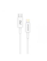 L6X USB-C – iPhone Lightning PD 20W 1m laidas – baltas