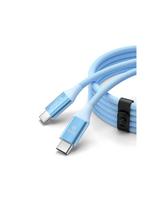 CDX 100W 5A maitinimo laidas USB-C 1m - mėlynas
