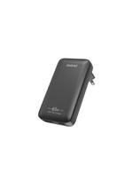 Itin plonas GaN kelioninis sieninis įkroviklis 65 W USB-A USB-C PD ES/ JAV – juodas