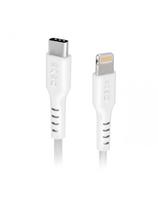 „MFi“ sertifikuotas USB-C į „iPhone Lightning“ laidas, 1 m – baltas