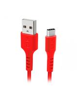 USB-A - USB-C laidas 1,5 m - raudonas