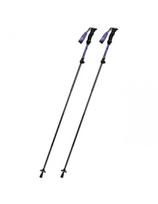 Šiaurietiško ėjimo aliuminio lazdos trekingui, 110–130 cm – violetinės
