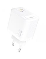 A28 GaN USB-C 45W sieninis įkroviklis – baltas