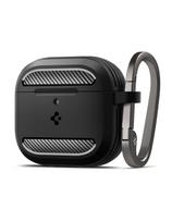 „AirPods 4“ tvirtas šarvuotas dėklas – juodas