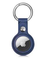 „Apple AirTag“ ekologiškos odos dėklas – mėlynas