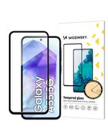 Super patvarus grūdintas stiklas visam ekranui su rėmeliu, skirtas „Samsung Galaxy A26“ - juodas