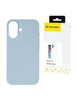Magnetinis silikoninis dėklas, skirtas „Samsung Galaxy S25“ silikoniniam dėklui „Magsafe“ – šviesiai mėlynas