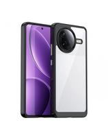 „Xiaomi Poco F7 Ultra“ kosmoso dėklas su gelio rėmeliu – juodas