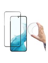 Grūdinto stiklo plėvelė su rėmeliu, skirta „Samsung Galaxy S22+ Full Cover Flexi Nano“