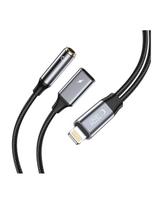 „iPhone Lightning“ į 3,5 mm mini lizdą adapterio laidas – „iPhone Lightning“ – juodas