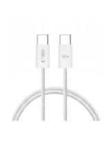 USB-C PD 60W 3A 1m kabelis – baltas