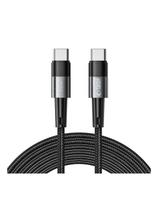 USB-C PD 100W 5A 3m kabelis – pilkas
