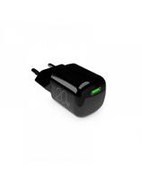 USB-C GaN 20W sieninis įkroviklis – juodas