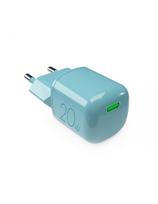 USB-C GaN 20W sieninis įkroviklis – žalias